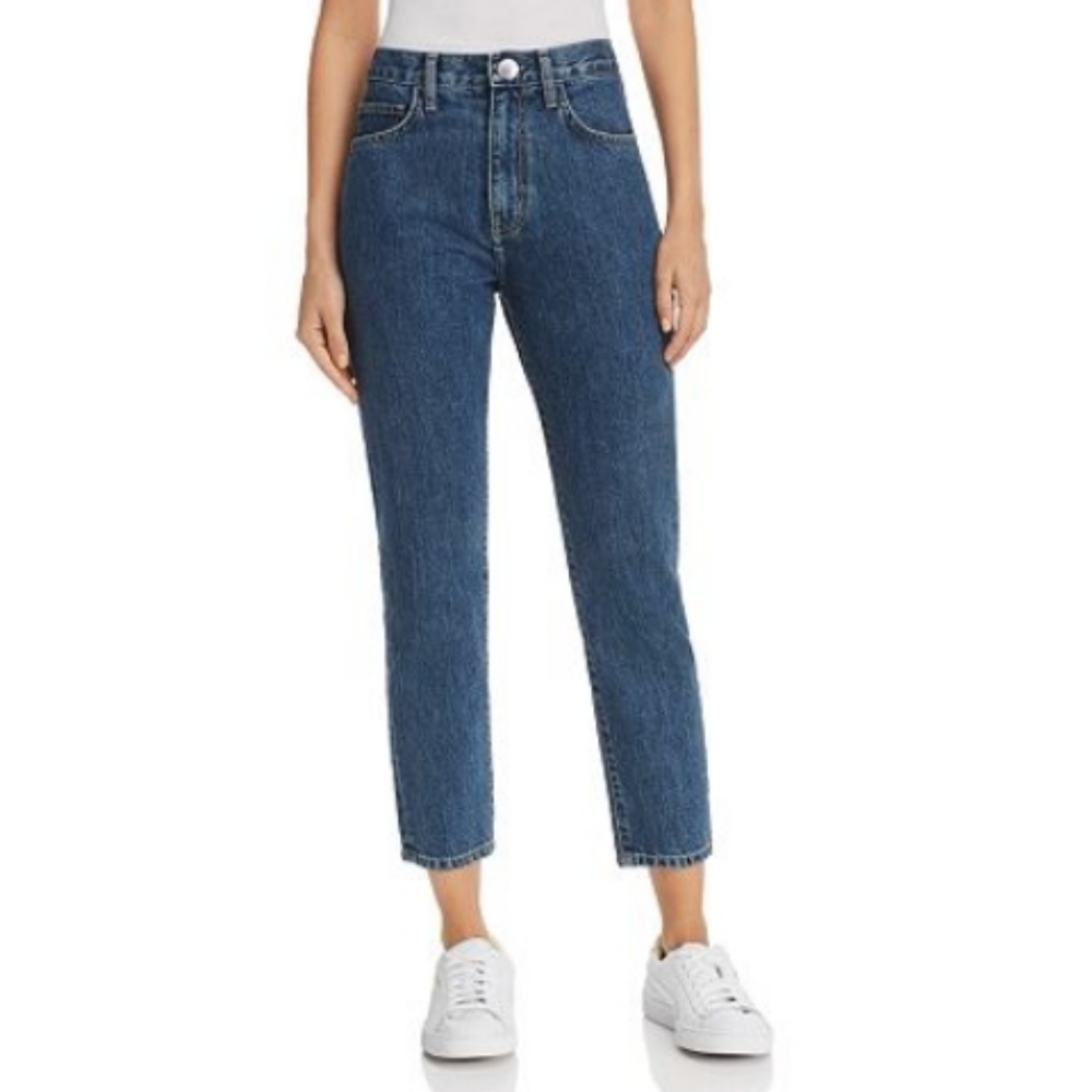Current/Elliot The Vintage Cropped Jeans Blue Size 26 - Picture 3 of 16